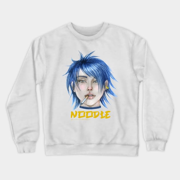 NOODLE Watashi-Wa Crewneck Sweatshirt by MinouInk